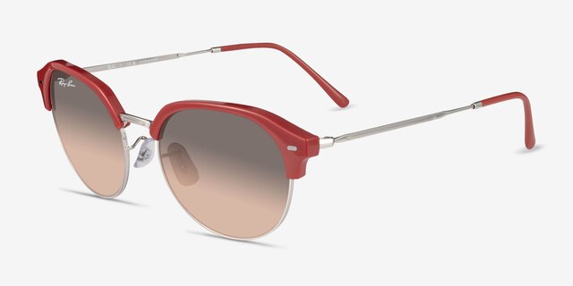 Ray-Ban RB4429 Red Plastic-metalSunglass Frames from EyeBuyDirect, Angle View