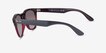 Ray-Ban RB4471 Iris Gray On Transparent Red Alternative MaterialsSunglass Frames from EyeBuyDirect, Side View