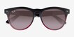 Ray-Ban RB4471 Iris Gray On Transparent Red Alternative MaterialsSunglass Frames from EyeBuyDirect, Closed View