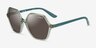 Vogue Eyewear VO5361S Transparent Green PlasticSunglass Frames from EyeBuyDirect, Angle View