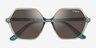 Vogue Eyewear VO5361S Transparent Green PlasticSunglass Frames from EyeBuyDirect, Closed View