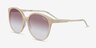 Vogue Eyewear VO5509S Ischia Striped Yellow AcetateSunglass Frames from EyeBuyDirect, Angle View