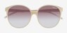Vogue Eyewear VO5509S Ischia Striped Yellow AcetateSunglass Frames from EyeBuyDirect, Closed View