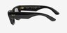 Ray-Ban Wayfarer Puffer Polished Black PlastiqueSoleil de Lunette de vue d'EyeBuyDirect, Vue de Côté