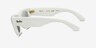Ray-Ban Wayfarer Puffer Polished White PlasticSunglass Frames from EyeBuyDirect, Side View