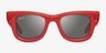 Ray-Ban Wayfarer Puffer Polished Red PlasticSunglass Frames from EyeBuyDirect, Front View