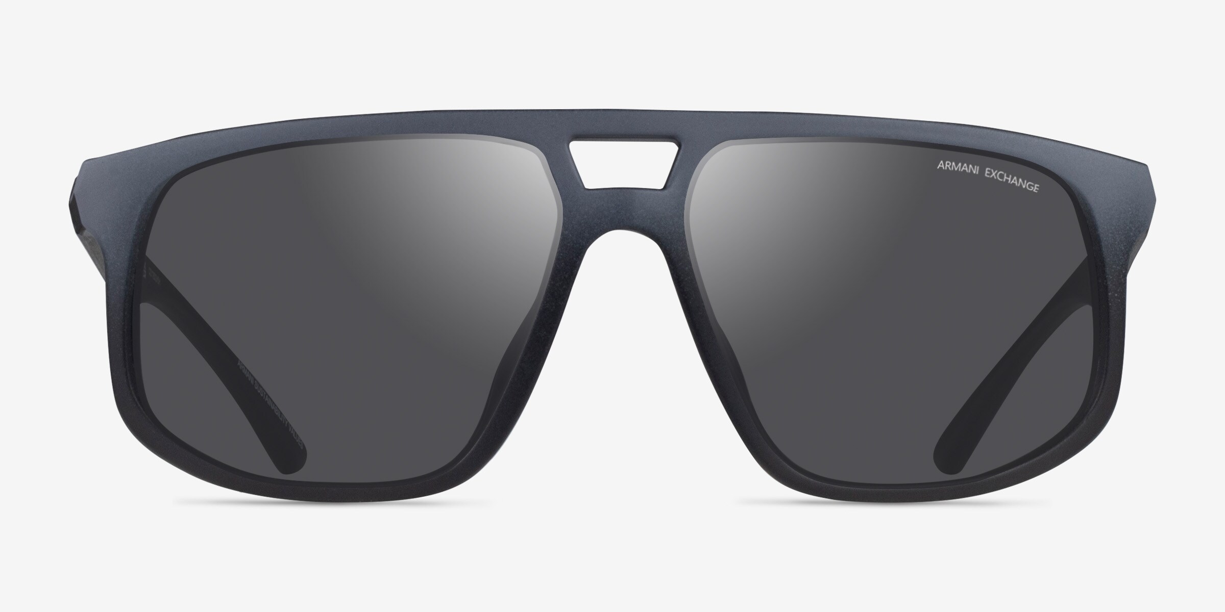 Armani Exchange Black Sunglasses with Dark Gray Lenses AX4166SU Sunglasses - Armani Exchange Authorized Retailer  main image 4