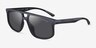 Armani Exchange AX4161SU Matte Gray Gradient Black Eco-friendlySunglass Frames from EyeBuyDirect, Angle View