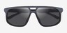 Armani Exchange AX4161SU Matte Gray Gradient Black Eco-friendlySunglass Frames from EyeBuyDirect, Closed View