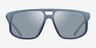Armani Exchange AX4161SU Matte Blue Gradient Eco-friendlySunglass Frames from EyeBuyDirect, Front View