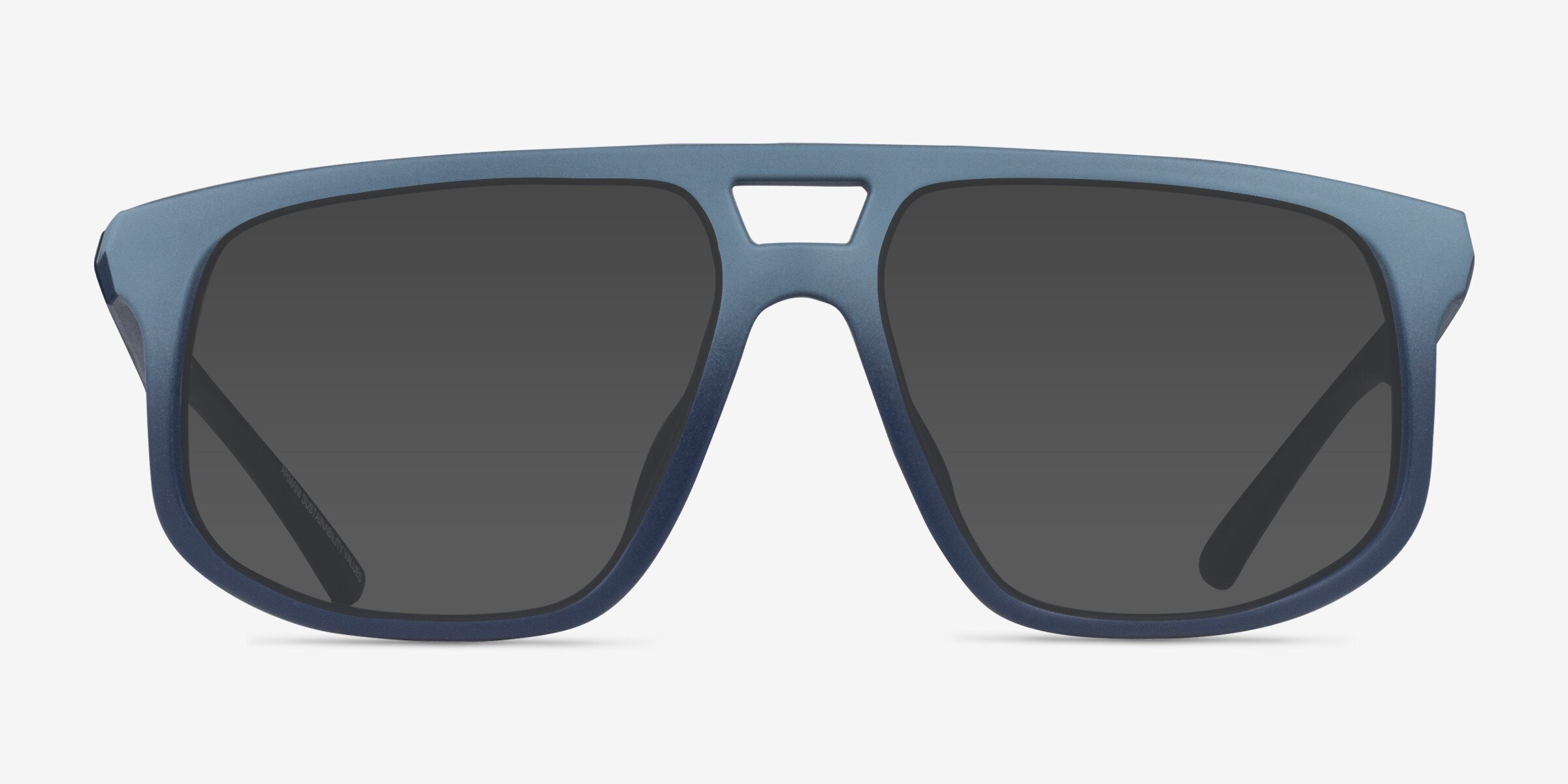 Armani Exchange AX4161SU - Aviator Matte Gray Gradient Black Frame