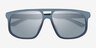 Armani Exchange AX4161SU Matte Blue Gradient Eco-friendlySunglass Frames from EyeBuyDirect, Closed View