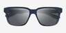 Armani Exchange AX4026S Shiny Navy Blue Eco-friendlySunglass Frames from EyeBuyDirect, Closed View