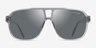 Armani Exchange AX4104S Shiny Transparent Gray Eco-friendlySunglass Frames from EyeBuyDirect, Front View
