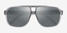 Armani Exchange AX4104S Shiny Transparent Gray Eco-friendlySunglass Frames from EyeBuyDirect, Closed View