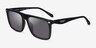 Coach HC8440U CBY95 Black AcetateSunglass Frames from EyeBuyDirect, Angle View