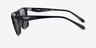 Coach HC8440U CBY95 Black AcetateSunglass Frames from EyeBuyDirect, Side View