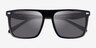 Coach HC8440U CBY95 Black AcetateSunglass Frames from EyeBuyDirect, Closed View