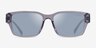 Coach HC8441U CBY96 Transparent Gray AcetateSunglass Frames from EyeBuyDirect, Front View