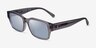 Coach HC8441U CBY96 Transparent Gray AcetateSunglass Frames from EyeBuyDirect, Angle View