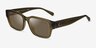 Coach HC8441U CBY96 Transparent Olive Alternative MaterialsSunglass Frames from EyeBuyDirect, Angle View