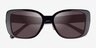 Coach HC8352 CD472 Black Transparent Blush AcetateSunglass Frames from EyeBuyDirect, Closed View