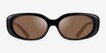 Coach HC8443D CBY84 Black Alternative MaterialsSunglass Frames from EyeBuyDirect, Front View
