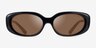 Coach HC8443D CBY84 Black Eco-friendlySunglass Frames from EyeBuyDirect, Front View