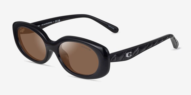 Coach HC8443D CBY84 Black Eco-friendlySunglass Frames from EyeBuyDirect, Angle View