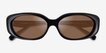 Coach HC8443D CBY84 Black Alternative MaterialsSunglass Frames from EyeBuyDirect, Closed View
