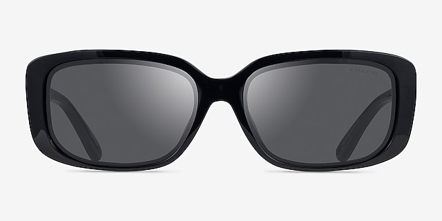 Coach HC8444D CBY86 Black Eco-friendlySunglass Frames from EyeBuyDirect, Front View
