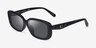Coach HC8444D CBY86 Black Eco-friendlySunglass Frames from EyeBuyDirect, Angle View