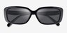 Coach HC8444D CBY86 Black Eco-friendlySunglass Frames from EyeBuyDirect, Closed View