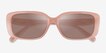 Coach HC8444D CBY86 Milky Pink Alternative MaterialsSunglass Frames from EyeBuyDirect, Closed View