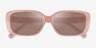 Coach HC8444D CBY86 Milky Pink Éco-responsableSoleil de Lunette de vue d'EyeBuyDirect, Vue Rapprochée