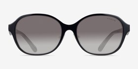 Coach HC8445D CBY85 Noir Éco-responsable Soleil de Lunette de vue d'EyeBuyDirect, Vue de Face