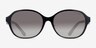 Coach HC8445D CBY85 Black Eco-friendlySunglass Frames from EyeBuyDirect, Front View