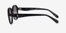 Coach HC8445D CBY85 Black Eco-friendlySunglass Frames from EyeBuyDirect, Side View