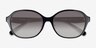 Coach HC8445D CBY85 Black Eco-friendlySunglass Frames from EyeBuyDirect, Closed View