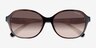 Coach HC8445D CBY85 Écaille Noire Éco-responsableSoleil de Lunette de vue d'EyeBuyDirect, Vue Rapprochée