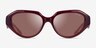 Coach HC8433U CBY77 Milky Cherry Eco-friendlySunglass Frames from EyeBuyDirect, Front View