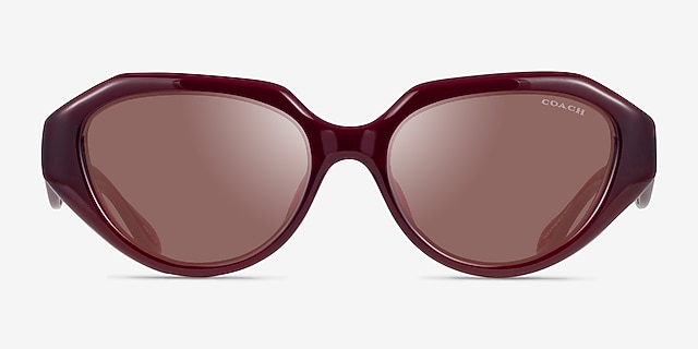 Coach HC8433U CBY77 Milky Cherry Eco-friendlySunglass Frames from EyeBuyDirect, Front View