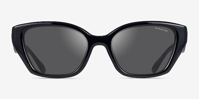 Coach HC8434U CBY91 Black Eco-friendlySunglass Frames from EyeBuyDirect, Front View