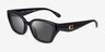 Coach HC8434U CBY91 Black Eco-friendlySunglass Frames from EyeBuyDirect, Angle View