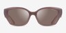 Coach HC8434U CBY91 Milky Putty Éco-responsableSoleil de Lunette de vue d'EyeBuyDirect, Vue de Face