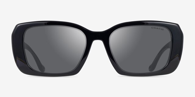 Coach HC8435U CBY82 Black Eco-friendlySunglass Frames from EyeBuyDirect, Front View