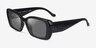 Coach HC8435U CBY82 Black Eco-friendlySunglass Frames from EyeBuyDirect, Angle View