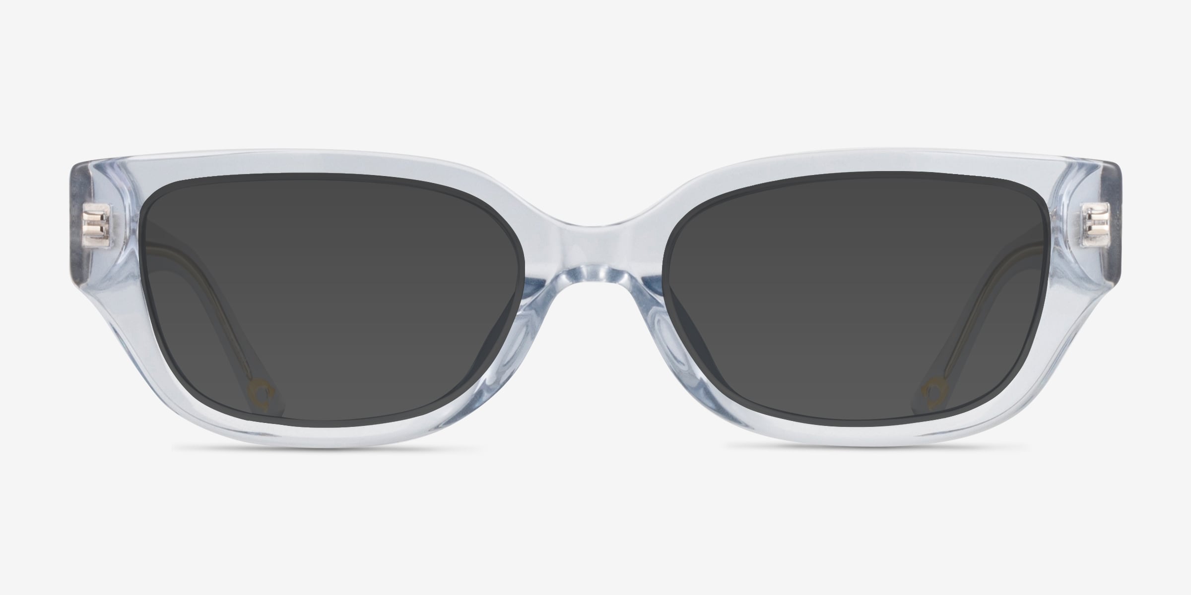 Coach HC8439U CBZ52 - Rectangle Transparent Light Blue Frame