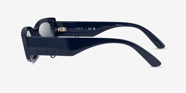Vogue Eyewear VO5655SU Full Blue PlasticSunglass Frames from EyeBuyDirect, Side View