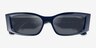 Vogue Eyewear VO5655SU Full Blue PlasticSunglass Frames from EyeBuyDirect, Closed View